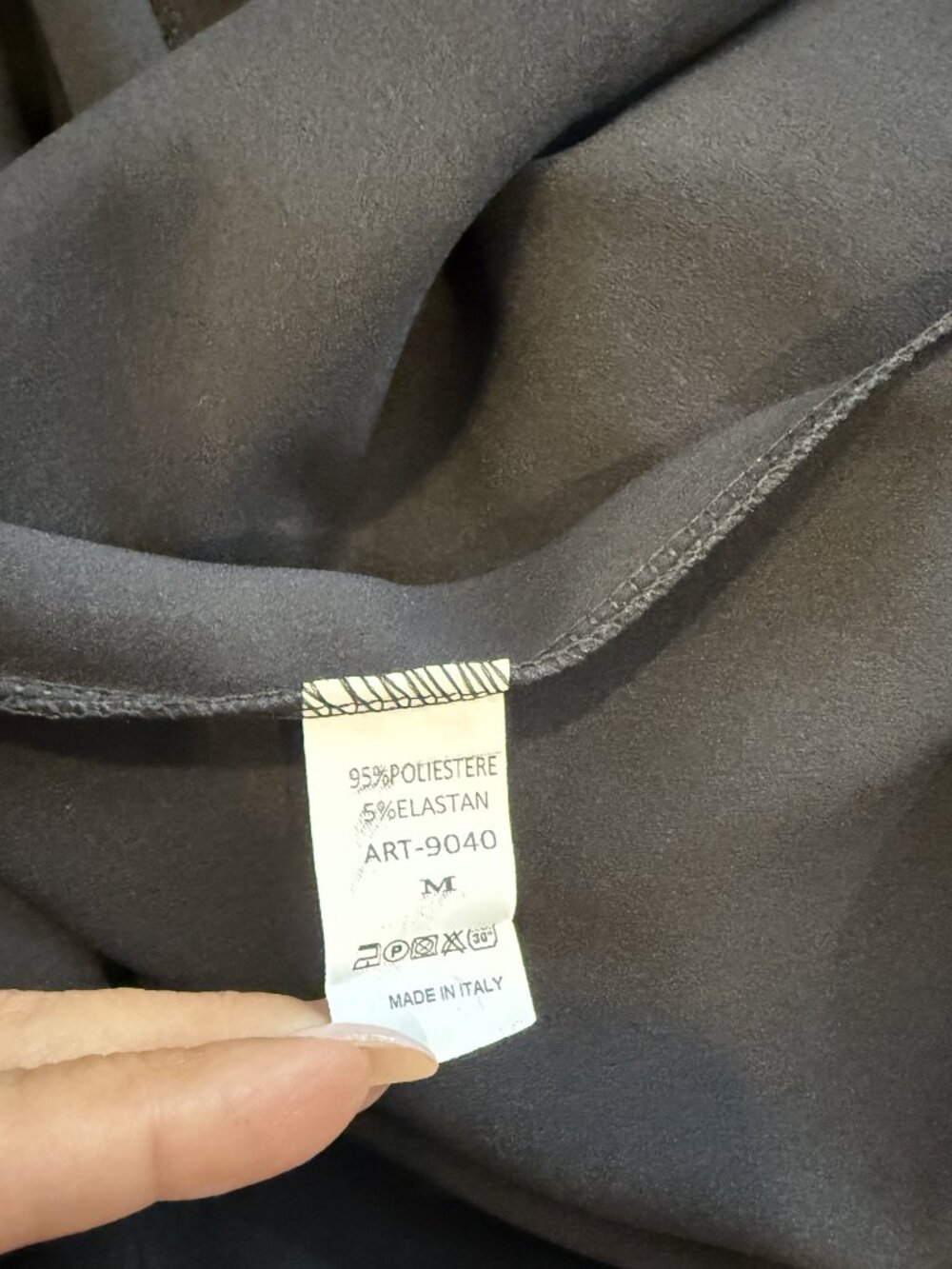 PARISIAN Black Off Shoulder Smocked Maxi Dress Size Medium Made in Italy - Picture 7 of 12